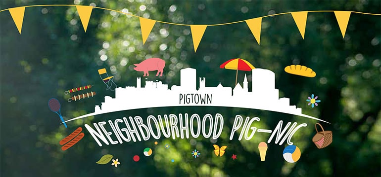 Hold your own ‘Pigtown Neighbourhood Pig-nic’ this September